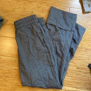 ZARA WORK PANTS XS trousers, navy blue toned